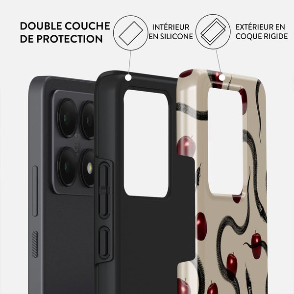 Coque Silicone Noire + 2 Verres Trempés Pour Xiaomi Redmi A1 / A2 - Pack Little Boutik