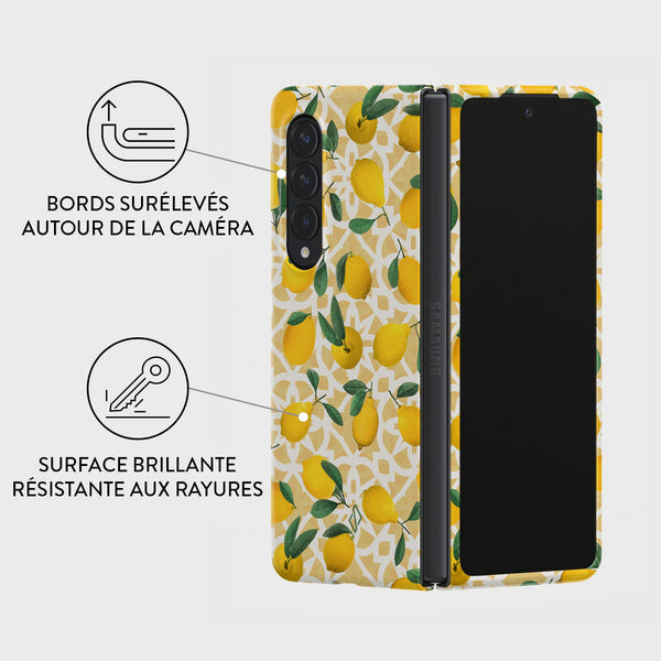 Lemon Juice Samsung Galaxy Z Fold 4 Coque BURGA