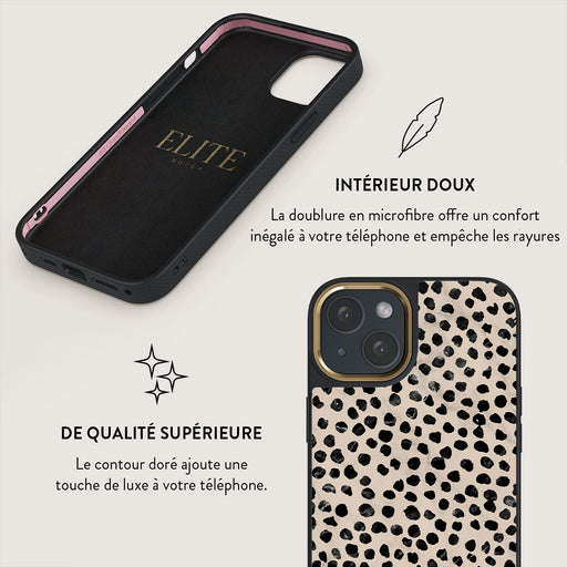 Burga Coque arrière Tough pour Apple iPhone 15 Pro - Golden Taupe
