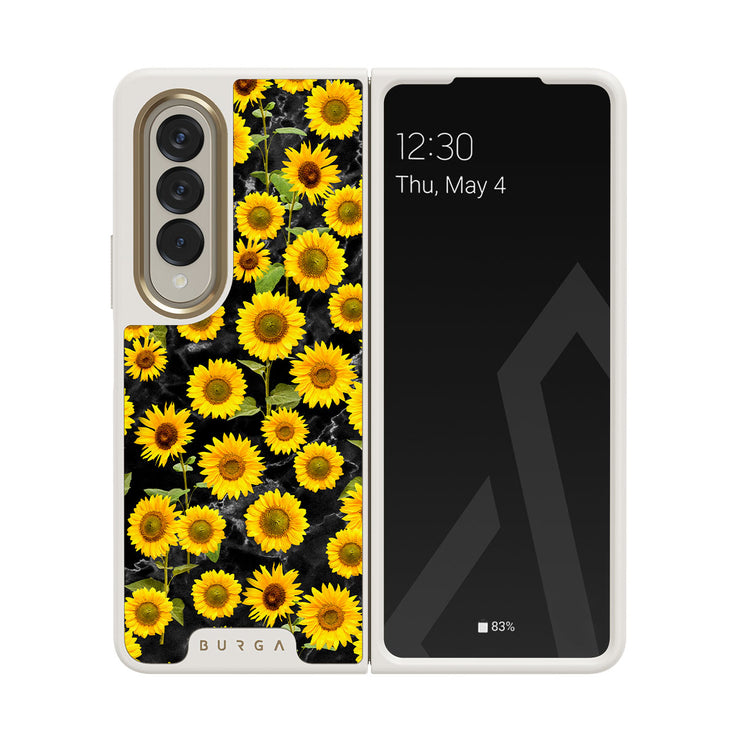 Sunflower Glimmer - Samsung Galaxy Z Fold 4 Coque