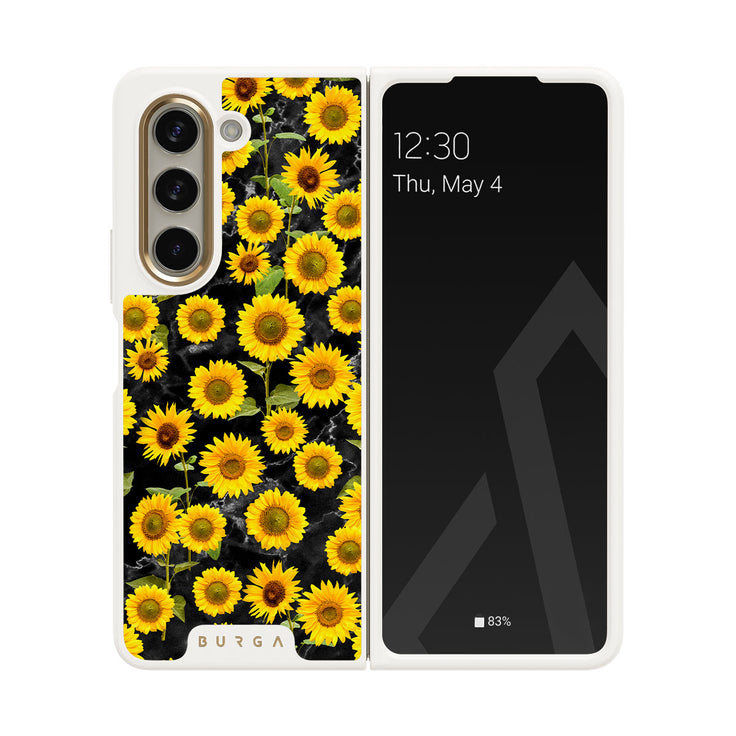 Sunflower Glimmer - Samsung Galaxy Z Fold 5 Coque