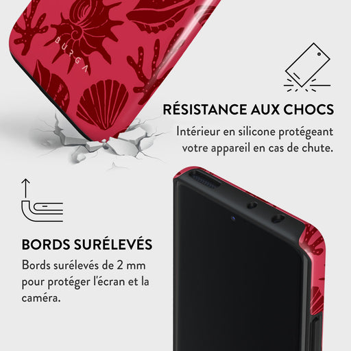 Collier pour Apple iPhone X / XS / 10 or rose (O) Etui Coque avec Collier pour Apple iPhone X / XS / 10 or rose (O) Etui Coque avec