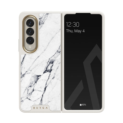 Satin White - Samsung Galaxy Z Fold 4 Coque