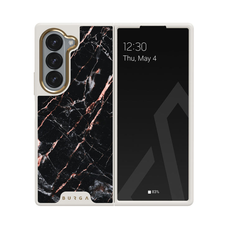 Rose Gold Marble - Samsung Galaxy Z Fold 6 Coque