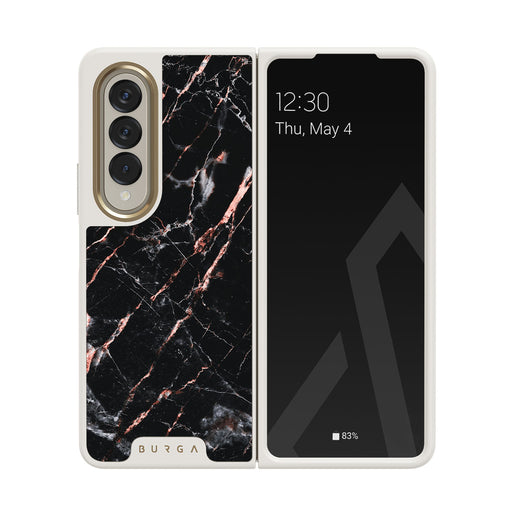 Rose Gold Marble - Samsung Galaxy Z Fold 4 Coque