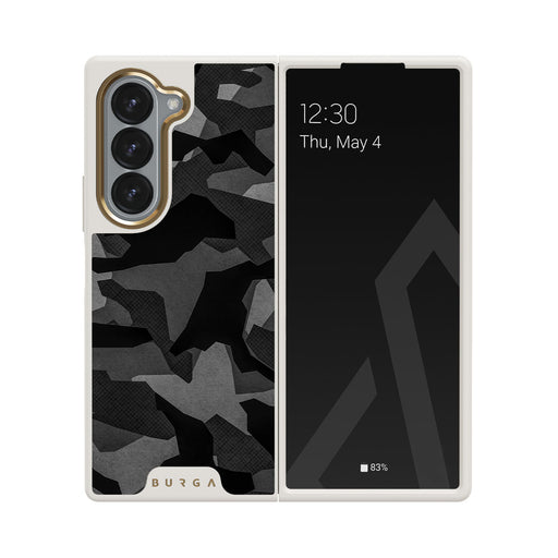 Night Black Camouflage - Samsung Galaxy Z Fold 6 Coque