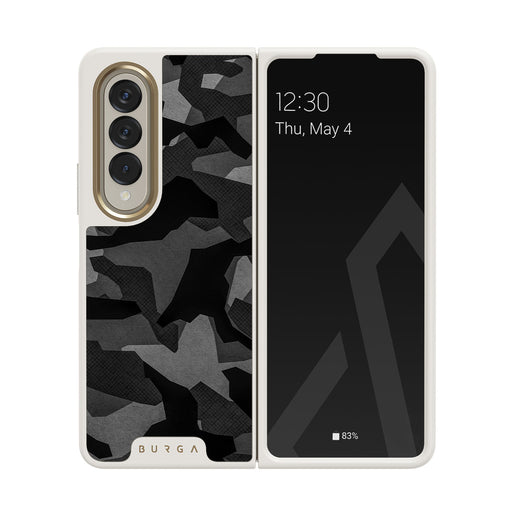 Night Black Camouflage - Samsung Galaxy Z Fold 4 Coque