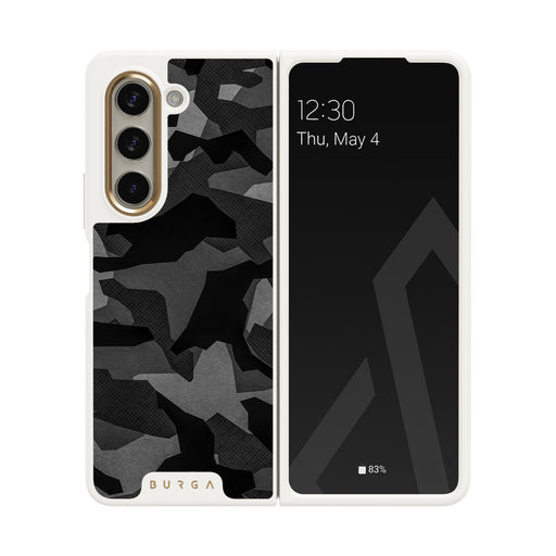 Night Black Camouflage - Samsung Galaxy Z Fold 5 Coque