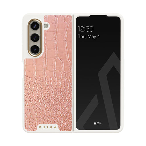 Pink Croco - Samsung Galaxy Z Fold 5 Coque