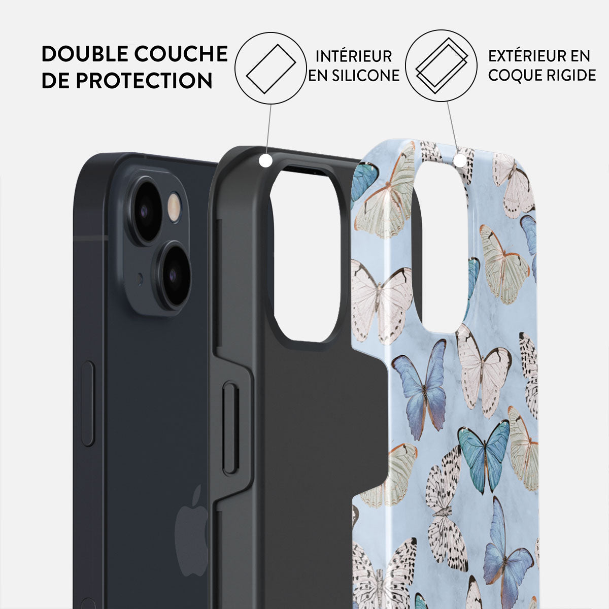 Coque Wildflower IPhone 13 Pro Max – Verte, Fleurs Et Papillons – Édition Limitée, état Neuf