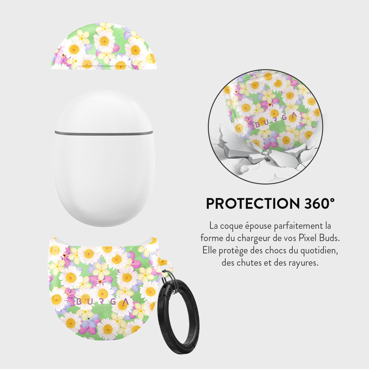 Housse De Protection étui Pour Google Pixel Buds Pro – Marque Kwmobile – Neuve