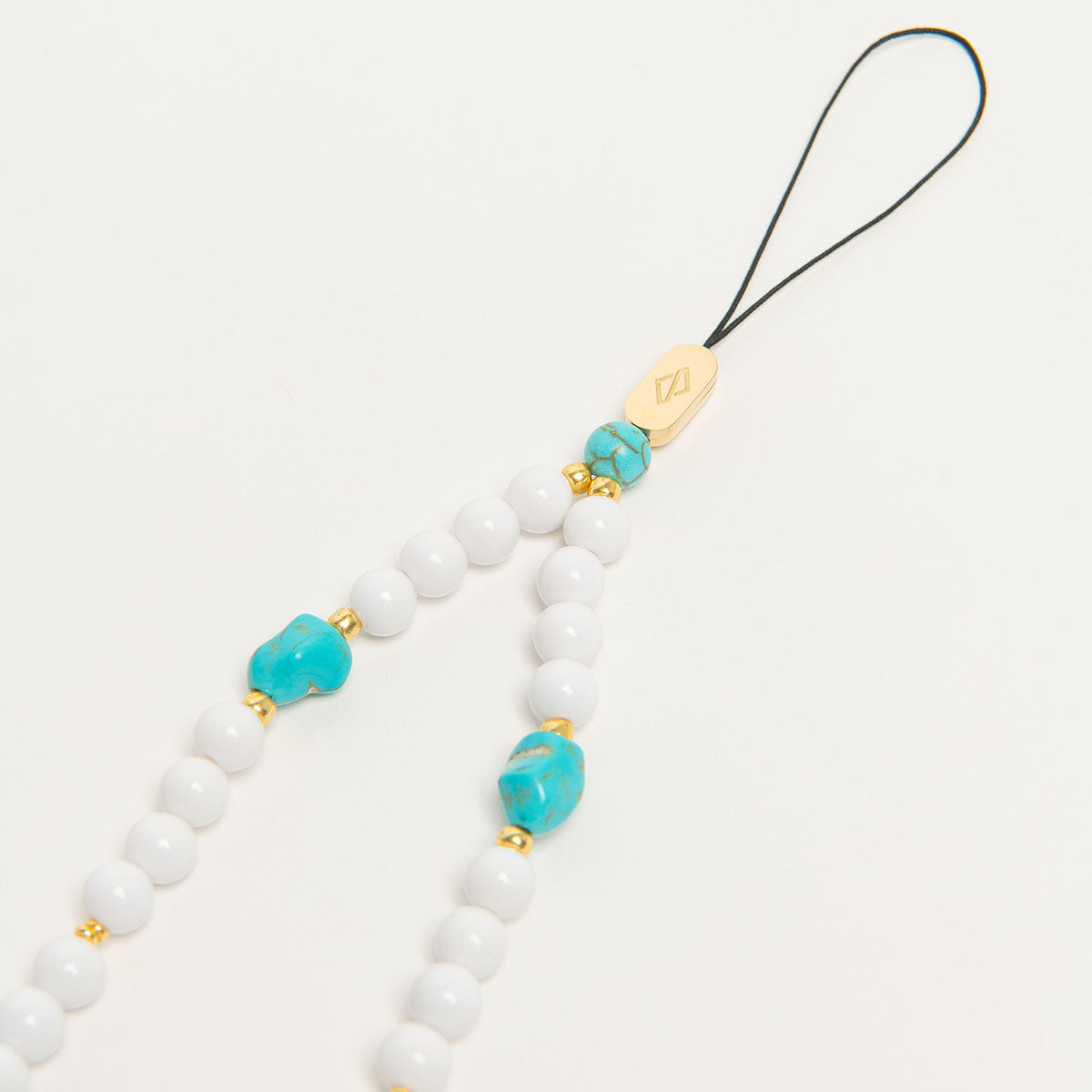 Lot De 2 Dragonne De Téléphone En Perles, Bijoux De Telephone, Chaine Telephone Portable, Chaine De Telephone, Dragonne De Téléphone Portable Perlée Pour Femmes Filles (Perles Blanches Et Grises