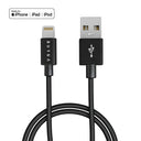 USB vers Lightning / Noir