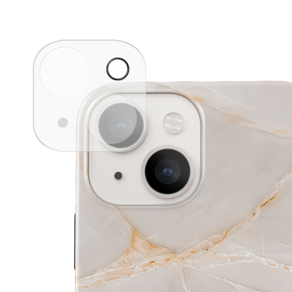 Protecteur d'objectif d'appareil photo en métal pour iPhone, capuchon d' objectif en verre pour